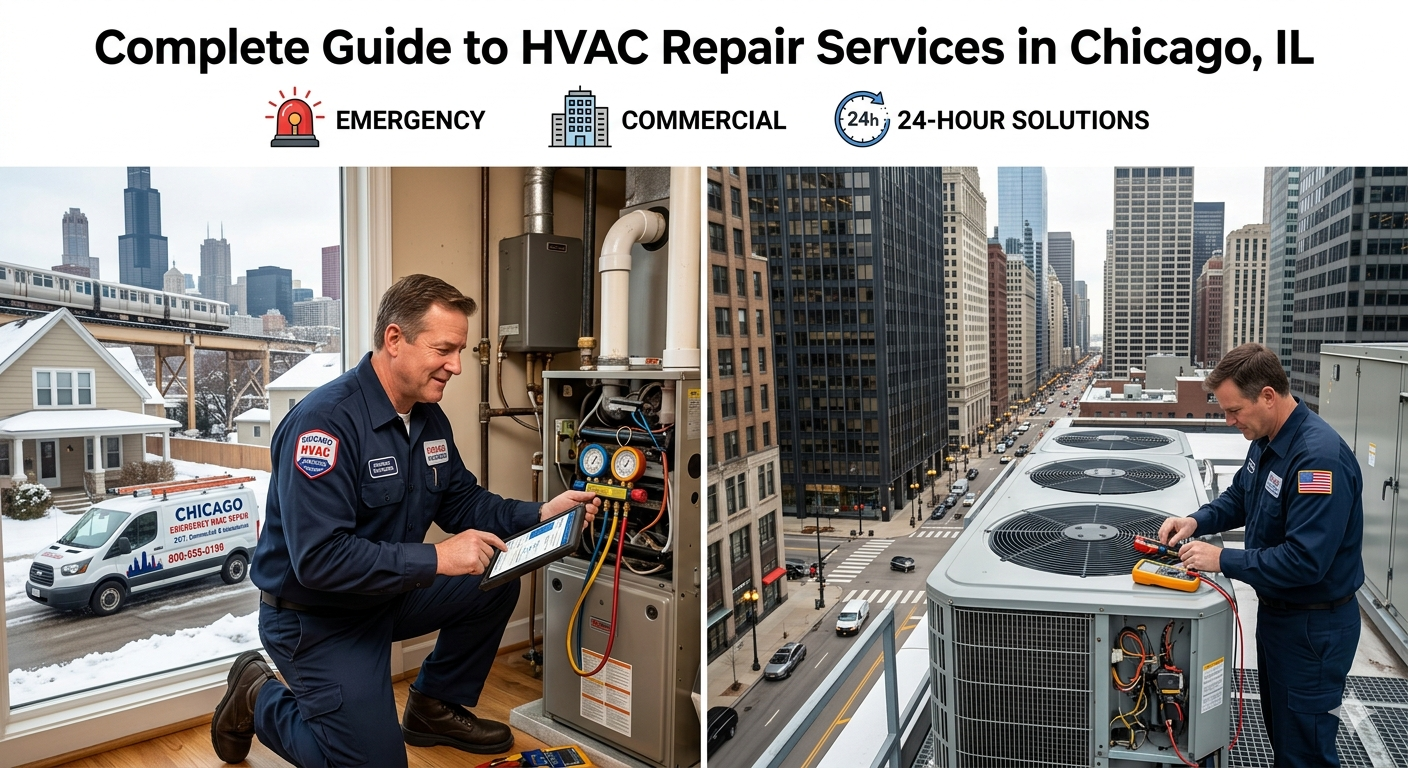 Emergency, Commercial & 24-Hour Solutions HVAC Repair Services in Chicago, IL